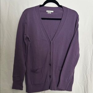 NWOT…. VanHeusen Lavender Cardigan Sweater